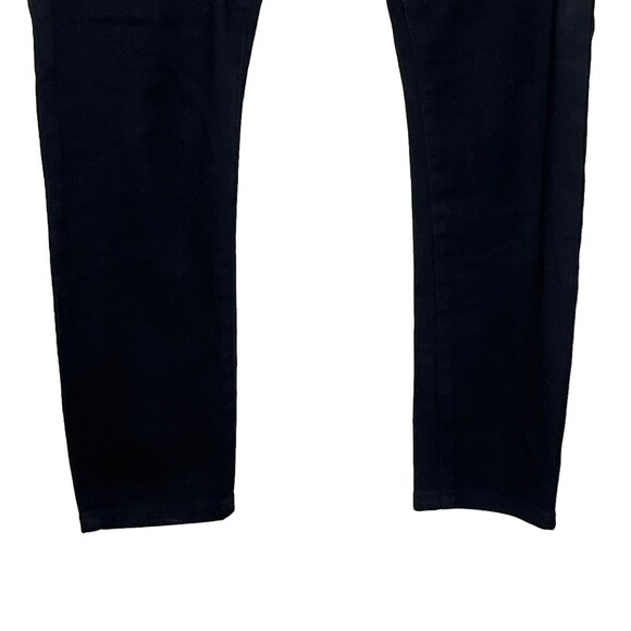 One Teaspoon Super Dupers Jeans Cropped Skinny Black Dark Wash Women’s Size 28 - Picture 6 of 12